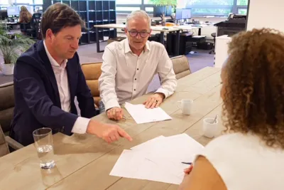 Kantoor Velthoven De Koning aan de Bahialaan in Rotterdam